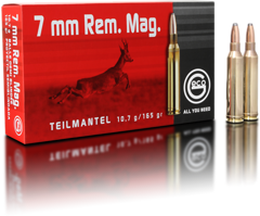 GECO , 7.mm Remington Magnum , lovecké kulové náboje pro širokou veřejnost