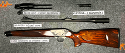 BLASER R8 - HLAVNÍ ČÁSTI PUŠKY 