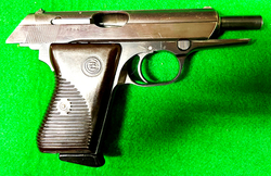 pistole CZ 50 - ZBROJOVKA STRAKONICE - ráže 7,65 Brown.