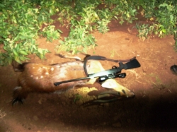 Noční lov s kulovnicí Blaser R-8 v Africe