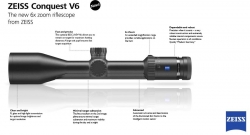 ZEISS  V 6  2,5-15 x 56 M    CONQUEST, puškohled