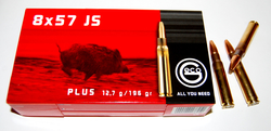 GECO  8 x 57 JS - PLUS  střela , náboje kulové