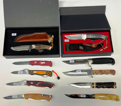 Nože a dýky - lovecké, sportovní, turistické, dárkové. Více než 100 různých druhů.